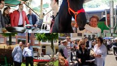 Adri�n Barb�n, Teresa Mallada, Juan V�zquez y �ngela Vallina