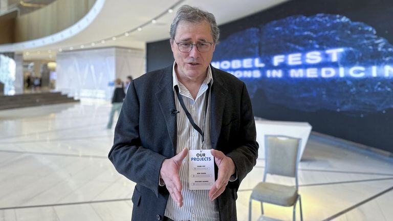 El cient�fico franc�s Pascal Mayer, Premio Nobel 2022, en la inauguraci�n del festival Nobel Fest que acoge Astan�, la capital de Kazajist�n el pasado 27 27 de abril de 2024. Los qu�micos brit�nicos David Klenerman y Shankar Balasubramanian y el biof�sico franc�s Pascal Mayer han sido reconocidos hoy con el Premio Princesa de Asturias de Investigaci�n Cient�fica T�cnica 2026