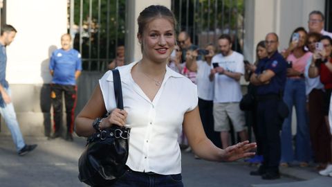 La princesa Leonor comienza su etapa como estudiante en la Universidad Carlos III de Madrid
