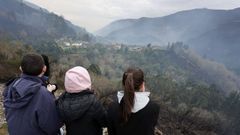El incendio forestal de Baleira quem el pasado mes de marzo unas 1.450 hectreas