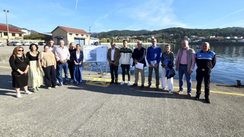 Marta Villaverde, en la dársena de Esteiro