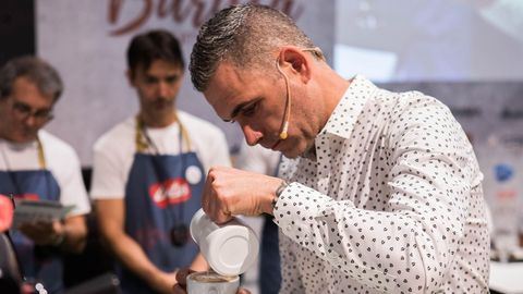 Jose Luis durante la competici�n que le llev� a la gran final