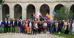 Homenaje a milicianos asturianos asesinados en Celanova en 1939