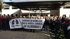 Foto de la concentración promovida por Asilival el pasado jueves.