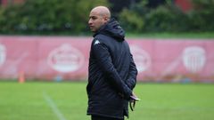 Mehdi Nafti, en su etapa como t�cnico del Lugo. 