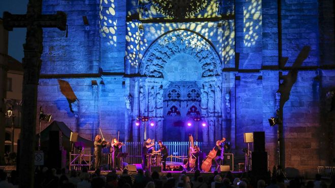 Foto de�uno de los conciertos del Noia Harp Fest