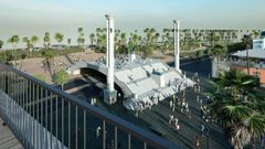 Detalle del proyecto que present� el estudio del arquitecto Sergio Portela para el Paseo de Guiniguada, en Las Palmas