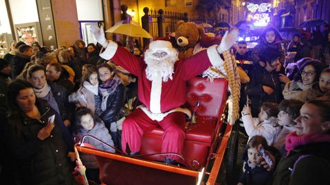 Cabalgata de Pap� Noel organizada por el Concello de Ourense en el a�o 2019