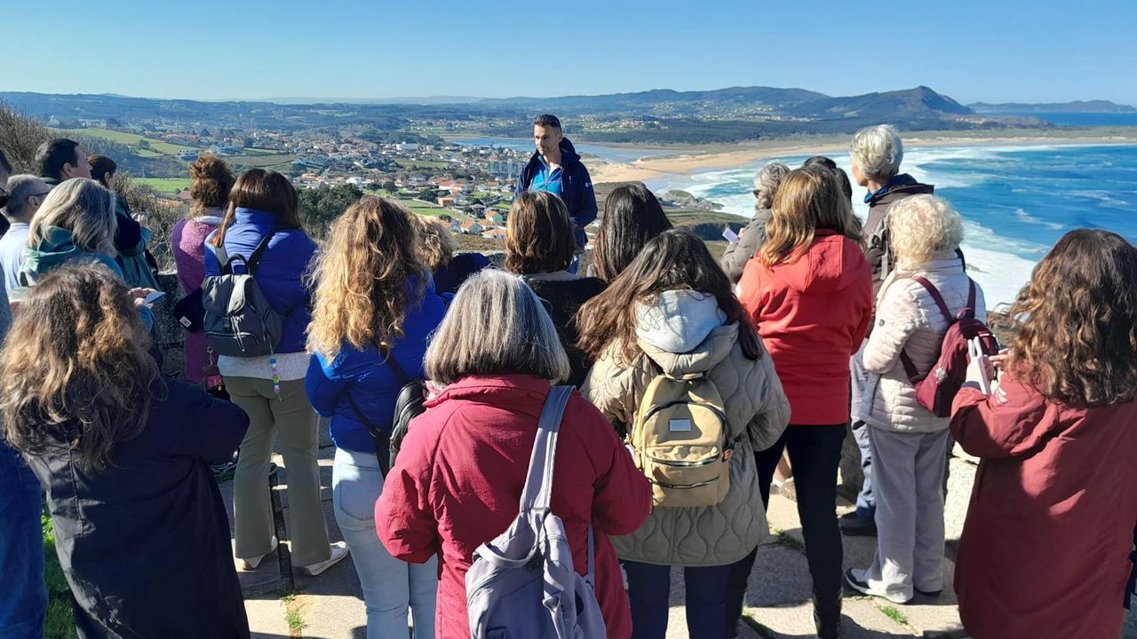 Los guías de turismo de Galicia, en el Xeoparque Cabo Ortegal