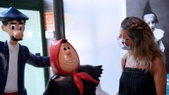 La vicepresidenta del Gobierno y ministra de Trabajo, Yolanda D�az, participa en la Universidad Popular organizada por Podemos Asturies para hablar sobre  Un nuevo proyecto de Pa�s: vida buena y trabajo decente , hoy domingo en el Museo del Pueblo en Gij�n.