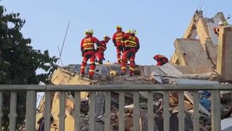 Varios efectivos de la UME, durante las operaciones de rescate en Venezuela