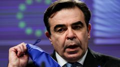 El vicepresidente de la Comisi�n Europea, Margaritis Schinas