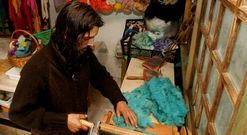 El artesano Francisco Gal�n se ocupa de la parte pr�ctica de la investigaci�n que respalda la Diputaci�n.