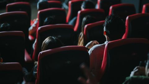 Imagen de archivo de una sala de cine