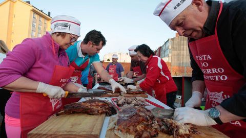 Celebraci�n del San Juan en el barrio de A Piringalla, en Lugo.