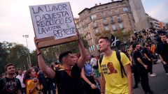 La concentraci�n independentista convocada por los CDR
