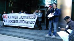 Concentracin de trabajadores, funcionarios y laborales, del Principado para recuperar la jornada de 35 horas.Concentracin de trabajadores, funcionarios y laborales, del Principado para recuperar la jornada de 35 horas 