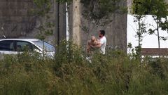 LA RECONSTRUCCI�N. El 15 de junio del 2018 se realiz� la reconstrucci�n de los hechos. Ese d�a, el Chicle reprodujo c�mo traslad� hasta su coche el cuerpo de Diana Quer