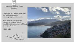 Felicitaci�n navide�a de Adri�n Barb�n en asturiano