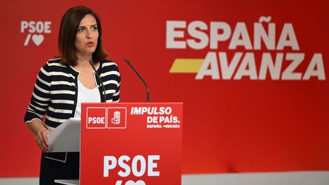 Esther Pea, portavoz del PSOE