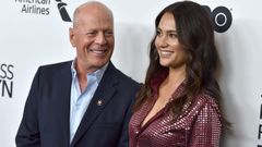 Bruce Willis junto a su mujer Emma Hemming Willis, en un evento en el a�o 2019