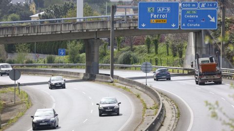 Imagen de archivo de la AP-9 a su paso por Ferrol