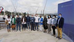 Llegada de la tripulaci�n a Ribadeo