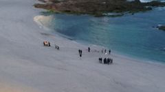 Rescate de una mujer en Riazor