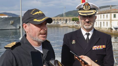 Llegada al Arsenal Militar de la fragata lvaro de Bazn