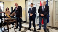 Santos prometi� el cargo ante la Constituci�n.