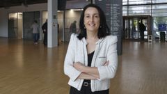 Yolanda Prezado, en el CiMUS de la Universidade de Santiago