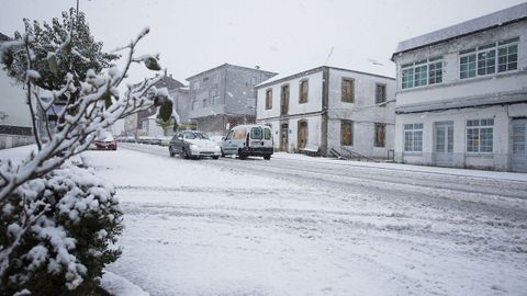 Nieve en Guitiriz