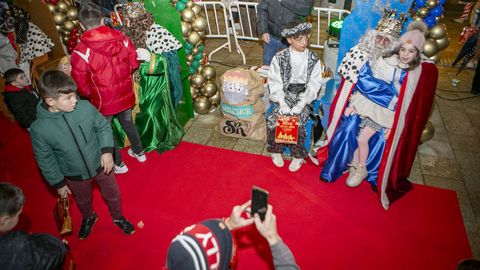 Los Reyes Magos en Porto do Son.