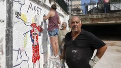 Gerardo Rodr�guez explica su intervenci�n art�stica en O Barco
