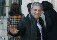 Ricardo Campo, ayer, a la entrada del palacio de justicia. 