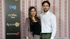 Los actores de la serie �Acacias 38� Sheila Fari�a y Roger Berruezo. 