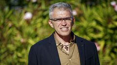 Josy Fern�ndez, el allcalde de Los Salias de Caracas Venezuela en una reciente visita a La Voz