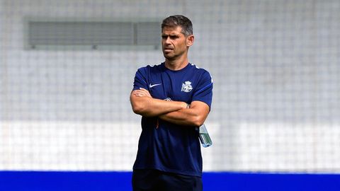 Antonio Hidalgo, durante un entrenamiento de esta pretemporada.