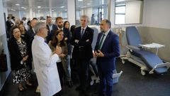 Alfonso Rueda e In�s Rey visitaron las obras de la fase 0 del Chuac