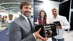 El equipo de Centum muestra el sistema Lifeseeker durante la ltima edicin de Mindtech.
