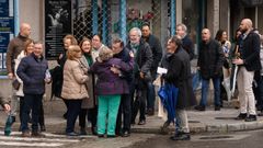 Mariano Rajoy en el barrio de O Couto