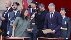 La directora general de la Guardia Civil, Mercedes Gonz�lez, y el ministro del Interior, Fernando Grande-Marlaska.