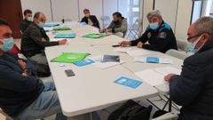Reuni�n con responsables de tiendas de bicicletas para presentarles la nueva ordenanza de movlidad de Pontevedra