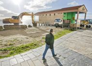 La maquinaria pesada ya hizo su aparici�n en A Compostela y los trabajos se acelerar�n a partir de hoy. 