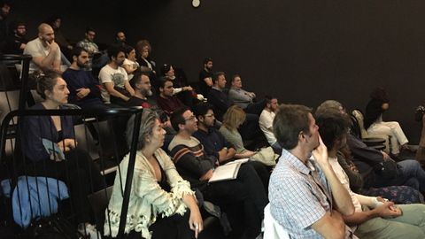 P�blico del Avil�s Acci�n Film Festival durante una masterclass