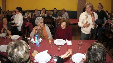 Comida de Reyes para  los mayores de Rianxo