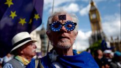 Manifestaci�n contra el brexit en Londres