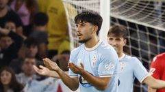 Yoel Lago, durante el Celta-Osasuna.
