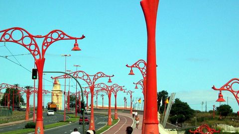 Las farolas llevan ms de veinte aos siendo un icono de la ciudad. Esta imagen es del ao 2004