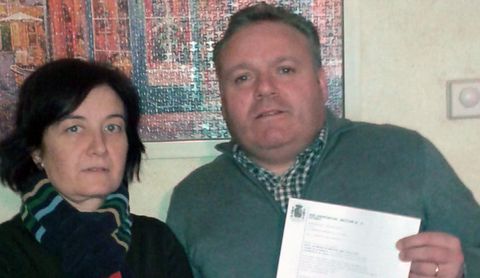 Mar�a Jos� Hermida y C�sar Ce�era, con la sentencia